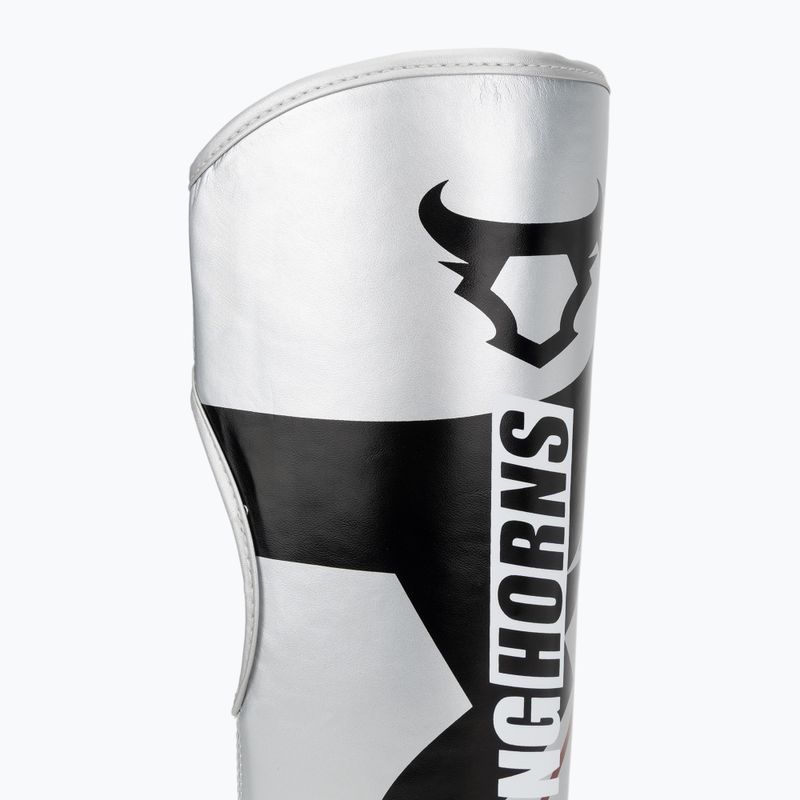 Протектори за пищяли и стъпала Venum Ringhorns Charger Shin silver/black 6
