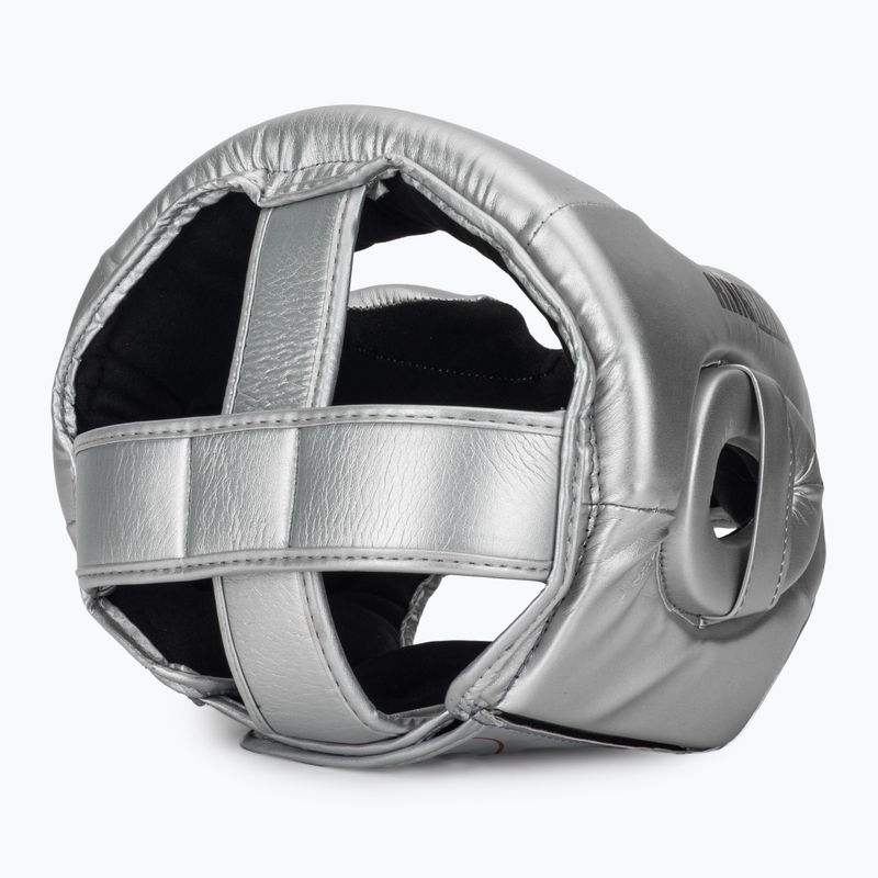 Боксова каска Venum Ringhorns Charger Headgear silver/black 6