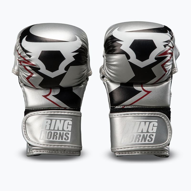 Боксови ръкавици Venum Ringhorns Charger Boxing silver/black 2