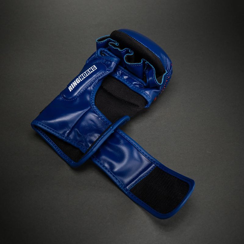 Ръкавици за спаринг Venum Ringhorns Charger navy blue/red 4