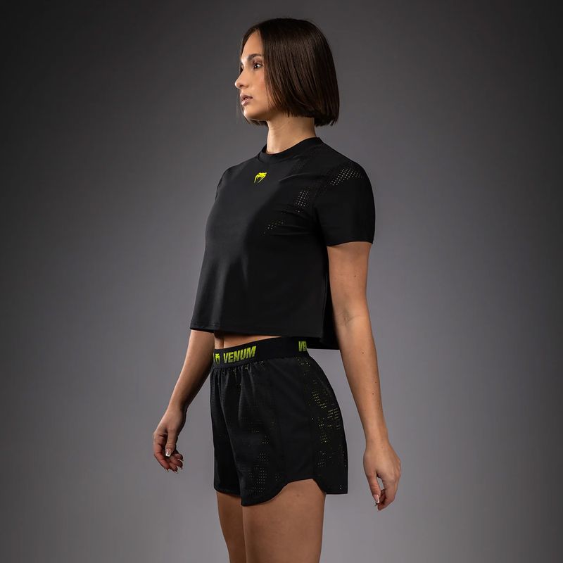 Дамски шорти за тренировка Venum Lazer black/yellow 4