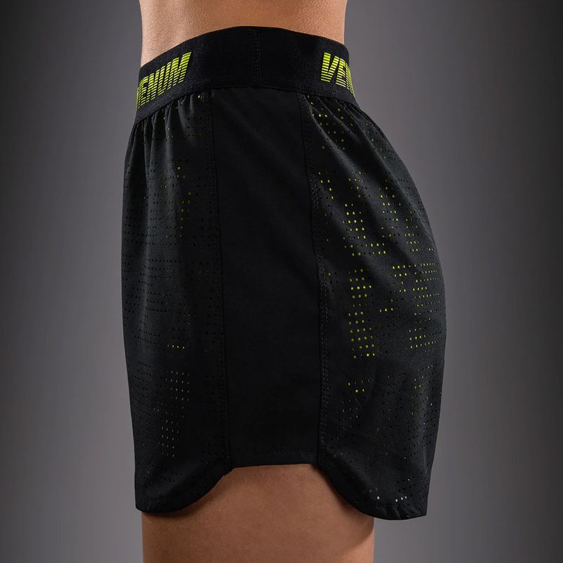 Дамски шорти за тренировка Venum Lazer black/yellow 7