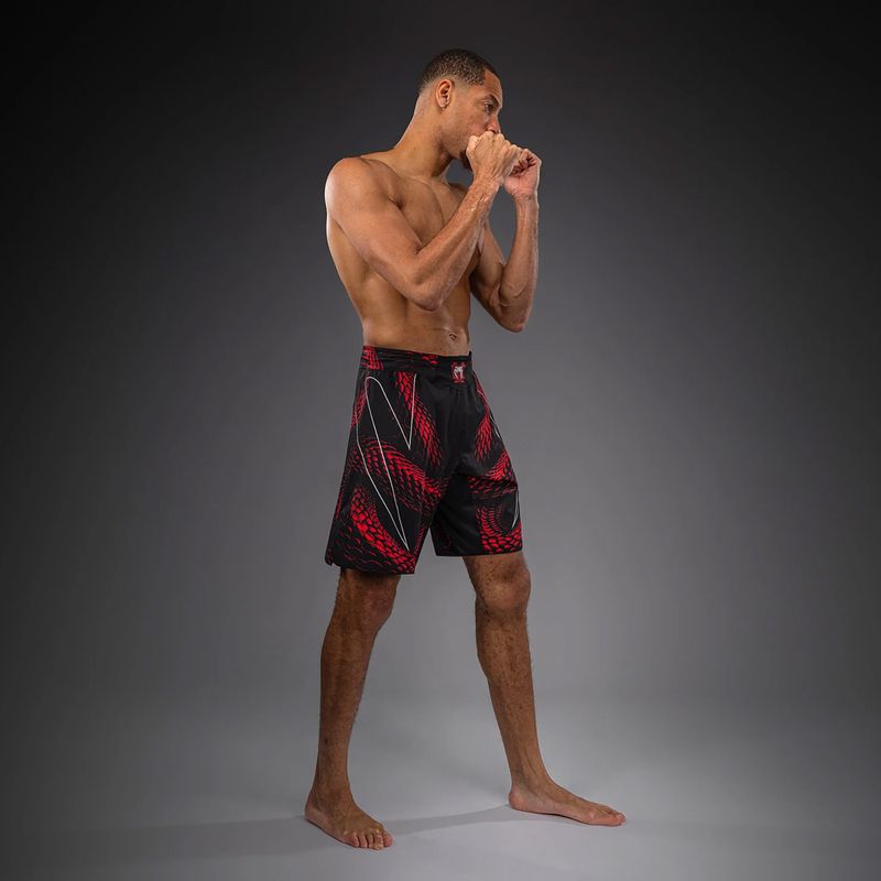 Мъжки тренировъчни шорти Venum Matupa Fightshorts black/red/silver 2