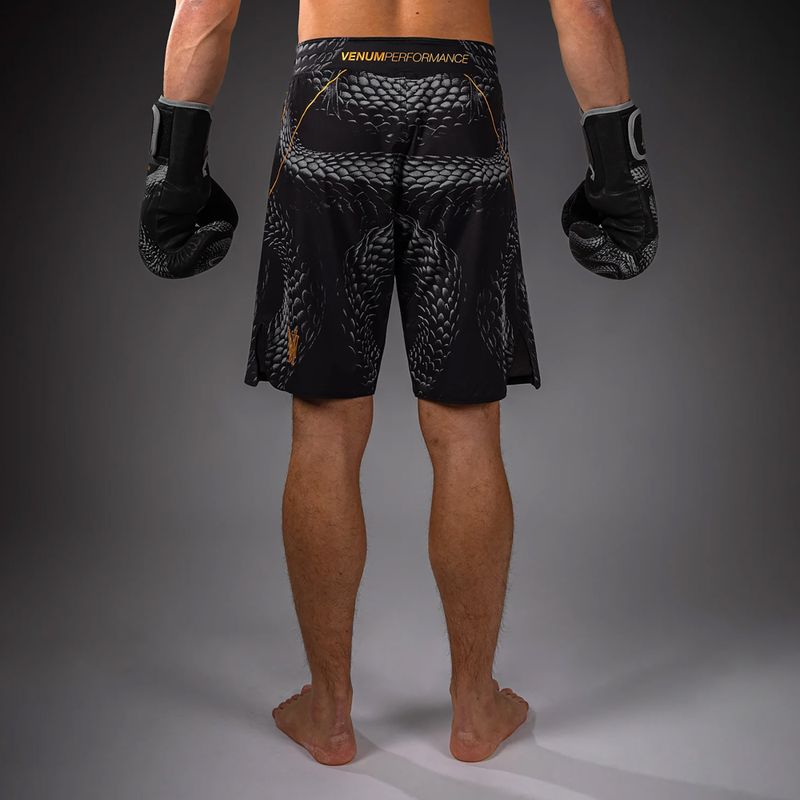 Мъжки тренировъчни шорти Venum Matupa Fightshorts black/grey/gold 3