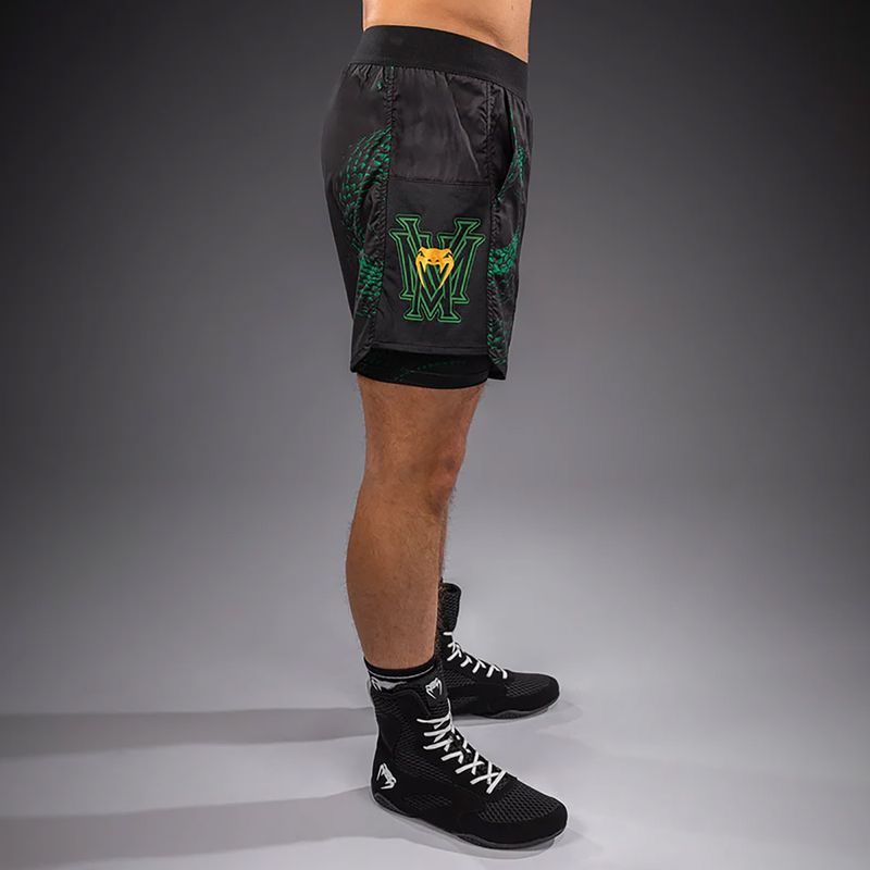 Мъжки тренировъчни шорти Venum Matupa Training black/green/gold 3