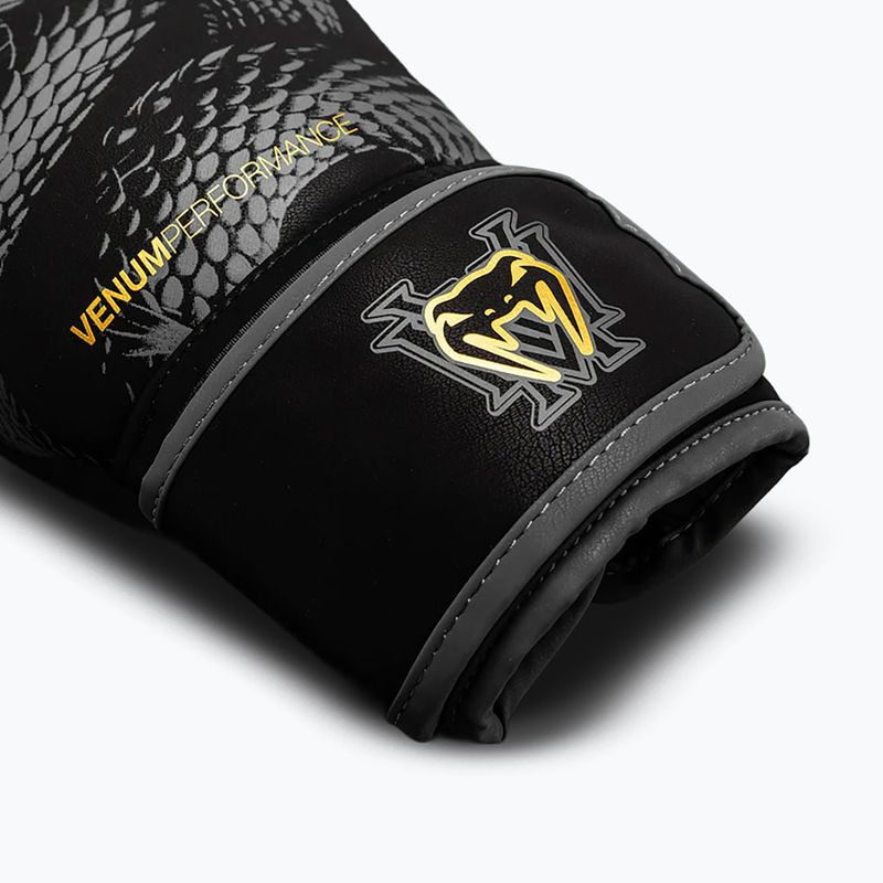Боксови ръкавици Venum Matupa Boxing black/grey/gold 4