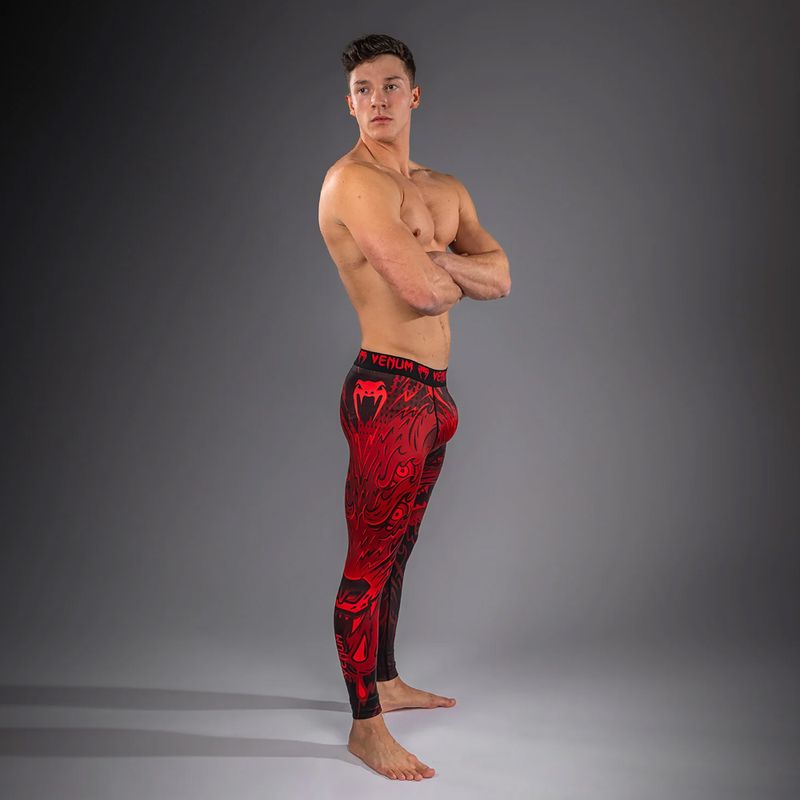 Мъжки клин за тренировка Venum Wolf Atak Spats black/red 2