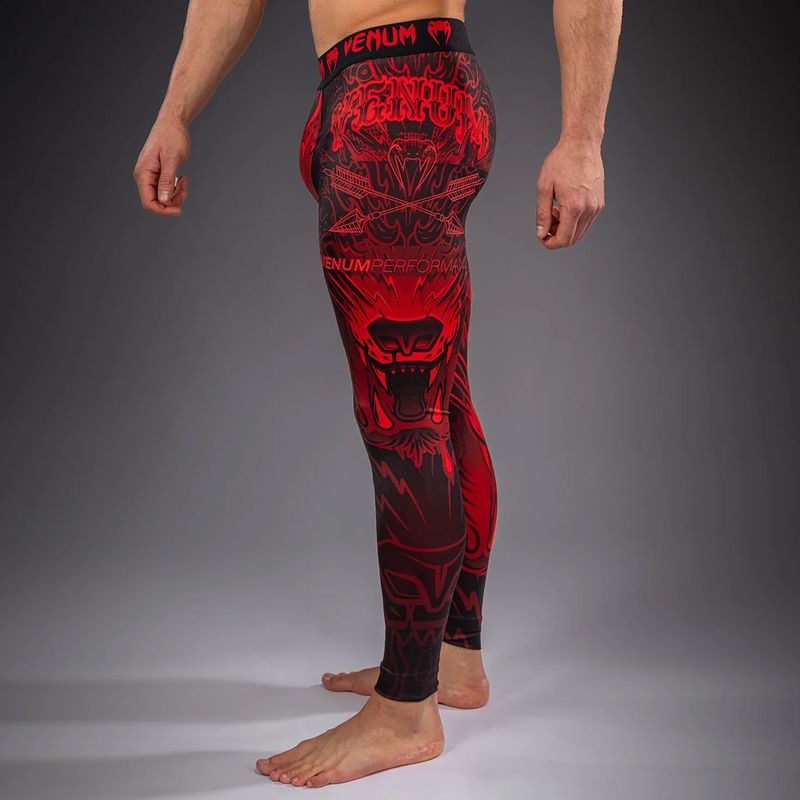 Мъжки клин за тренировка Venum Wolf Atak Spats black/red 4
