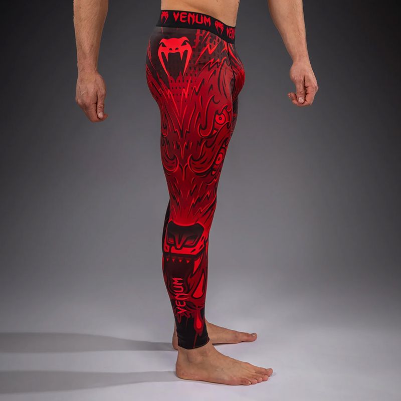 Мъжки клин за тренировка Venum Wolf Atak Spats black/red 5