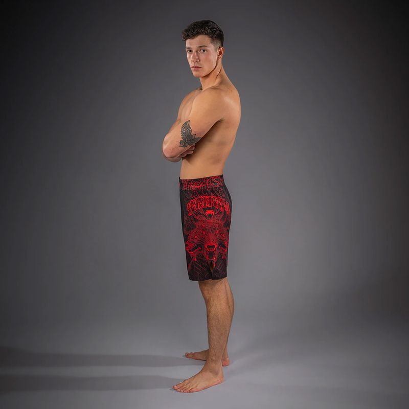 Мъжки шорти за тренировка Venum Wolf Atak Fightshorts black/red 2