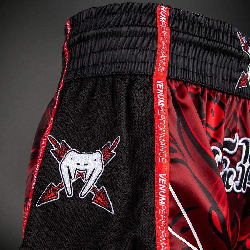 Мъжки шорти за тренировка Venum Wolf Atak Muay Thai Shorts black/red 5