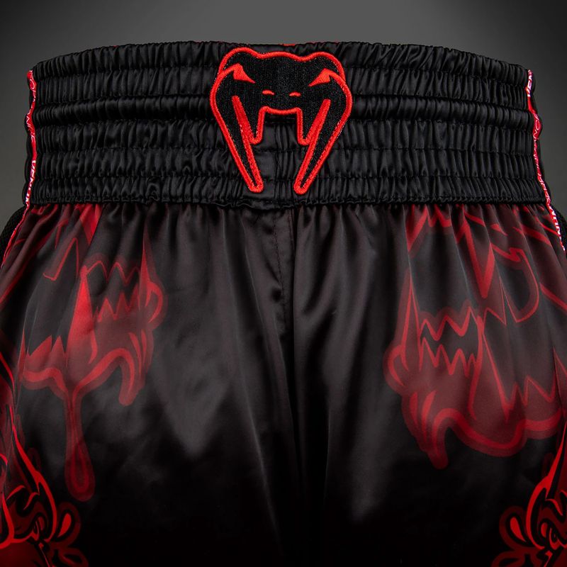 Мъжки шорти за тренировка Venum Wolf Atak Muay Thai Shorts black/red 7