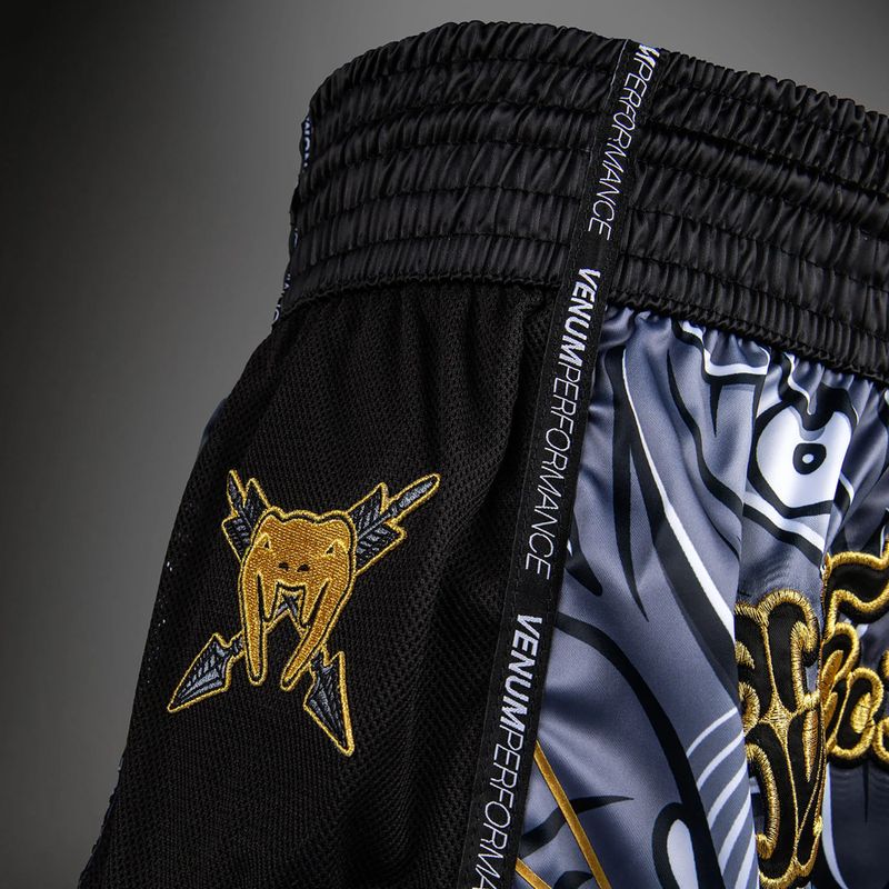 Мъжки шорти за тренировка Venum Wolf Atak Muay Thai Shorts black/grey 5