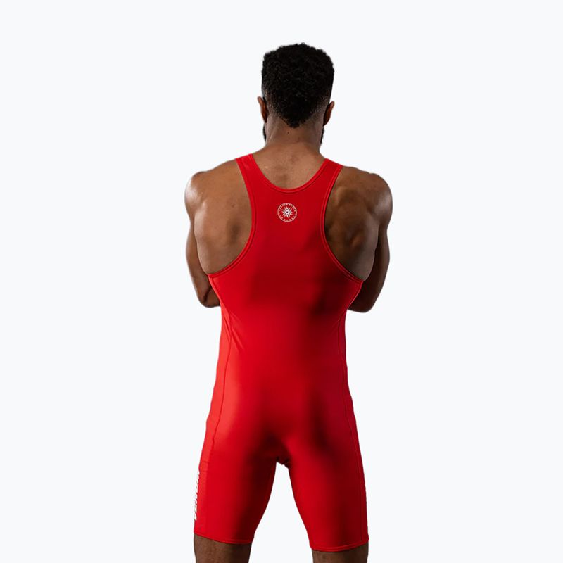 Мъжки гащеризон Venum Challenger Wrestling Singlet red 2
