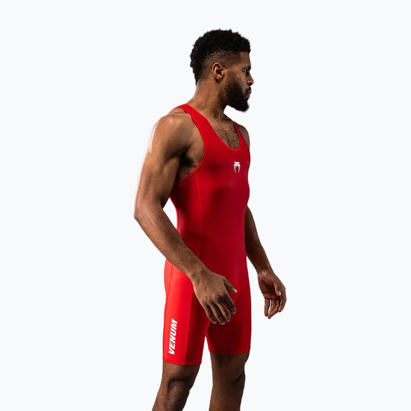 Мъжки гащеризон Venum Challenger Wrestling Singlet red 4