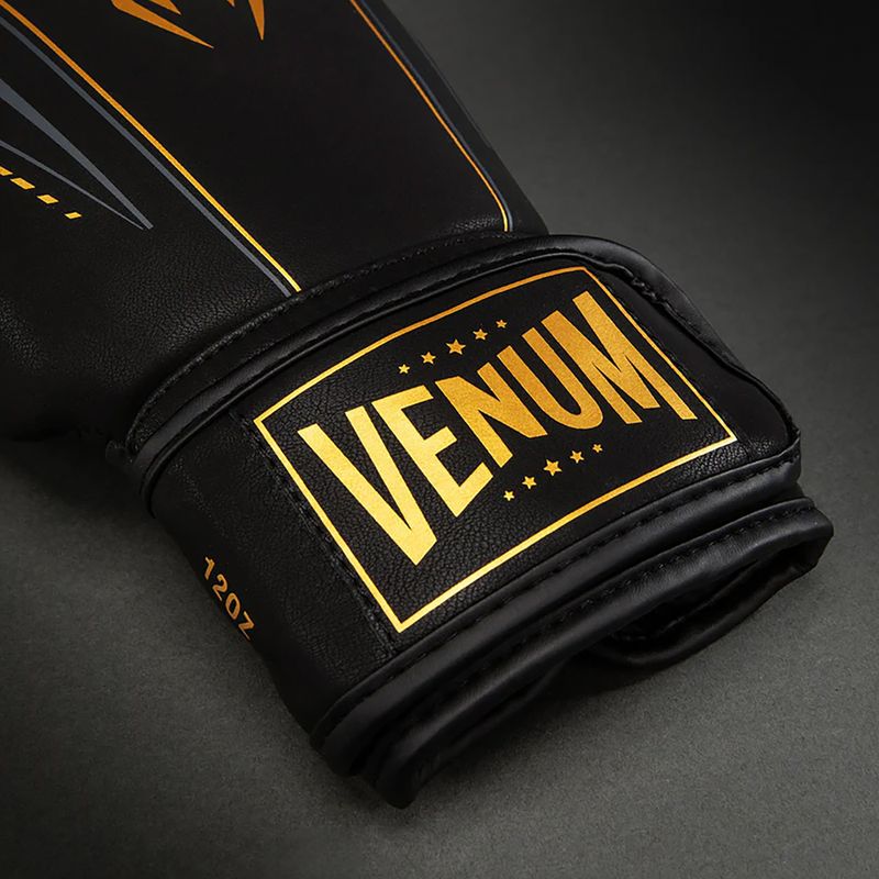 Боксови ръкавици Venum Streamline Boxing black/gold 3