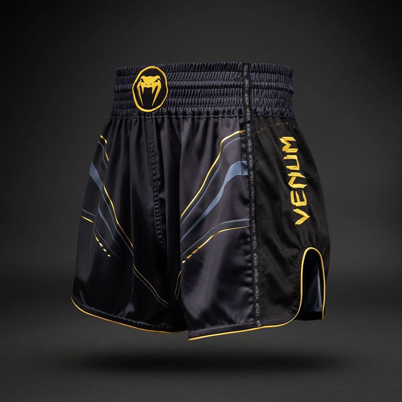 Мъжки тренировъчни шорти Venum Streamline Muay Thai black/gold 4