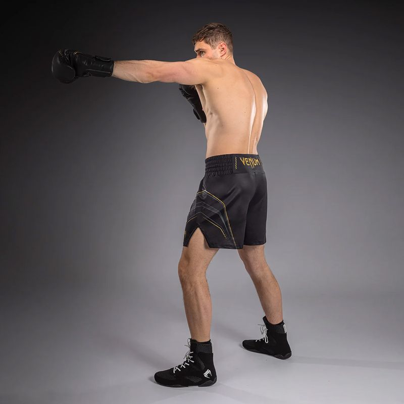 Мъжки боксьорски шорти Venum Streamline Boxing black/gold 4