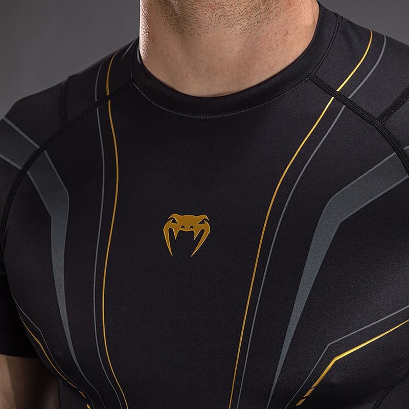Мъжки рашгард Venum Streamline black/gold 5