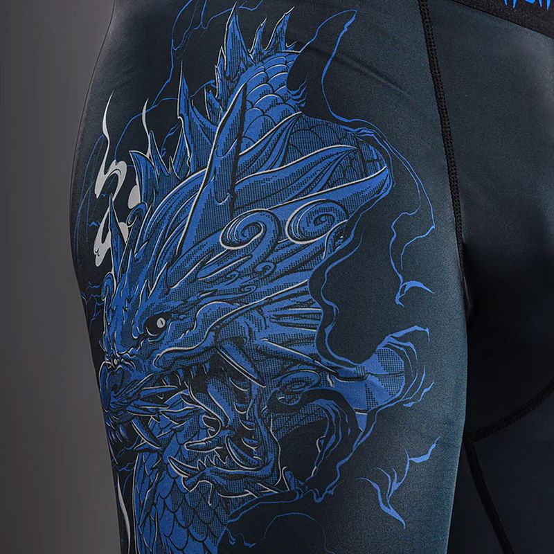 Мъжки тренировъчен клин Venum Thunder Dragon Spats Black/Royal Blue 7