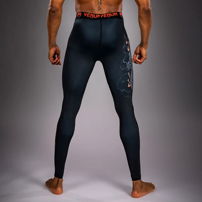 Мъжки тренировъчен клин Venum Thunder Dragon Spats Black/Grey/Copper 2