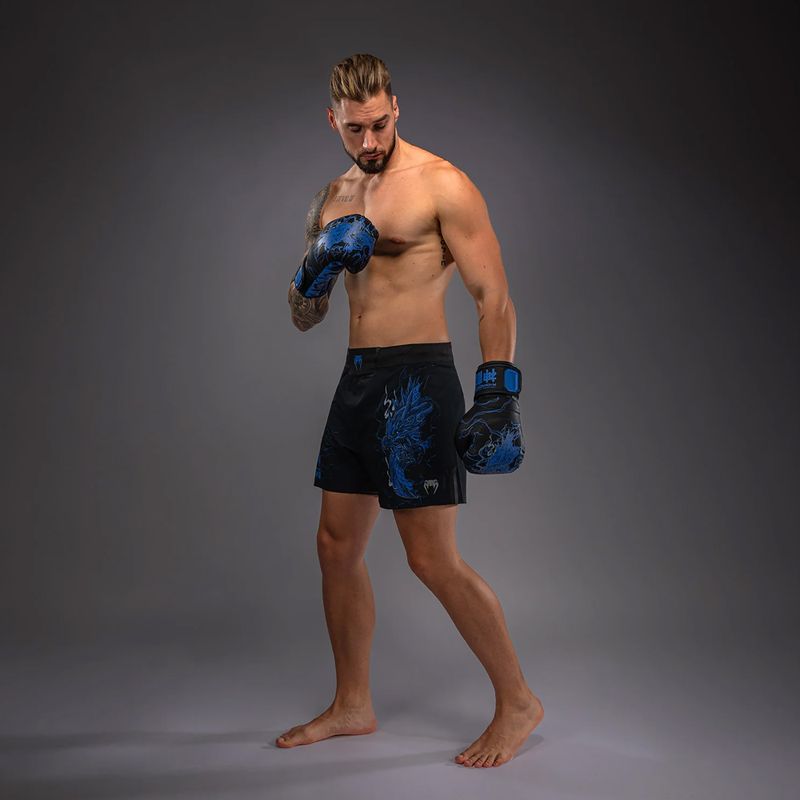 Мъжки тренировъчни шорти Venum Thunder Dragon Black/Royal Blue 5