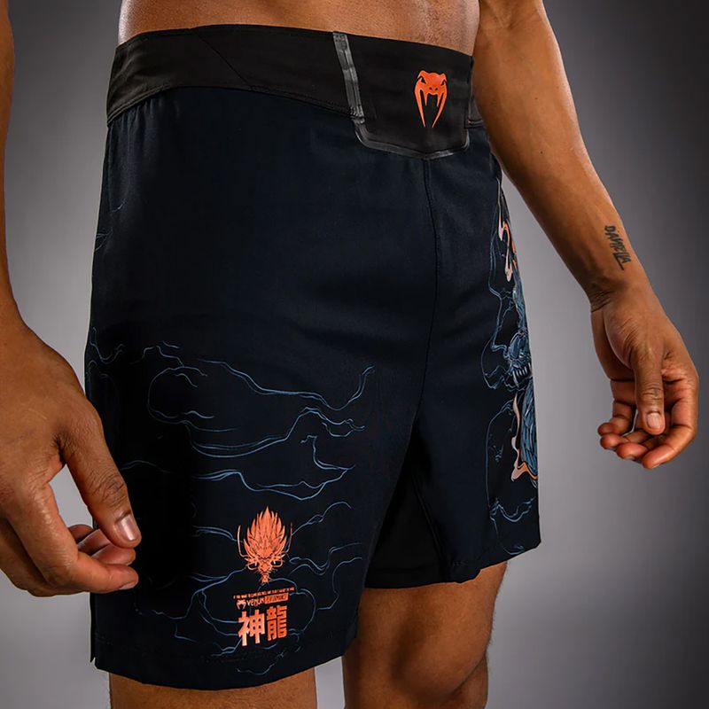 Мъжки тренировъчни шорти Venum Thunder Dragon Black/Grey/Copper 7