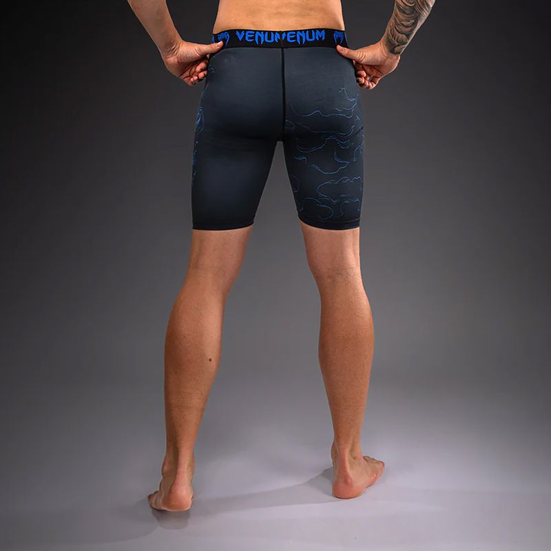Мъжки тренировъчни шорти Venum Thunder Dragon Vale Tudo Black/Royal Blue 3
