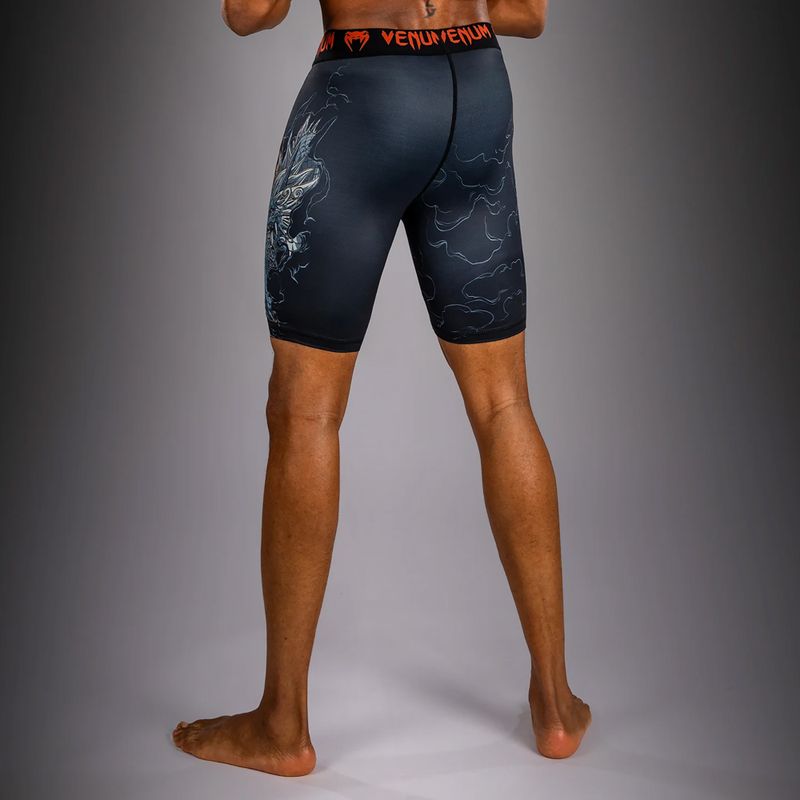 Мъжки тренировъчни шорти Venum Thunder Dragon Vale Tudo Black/Grey/Copper 3