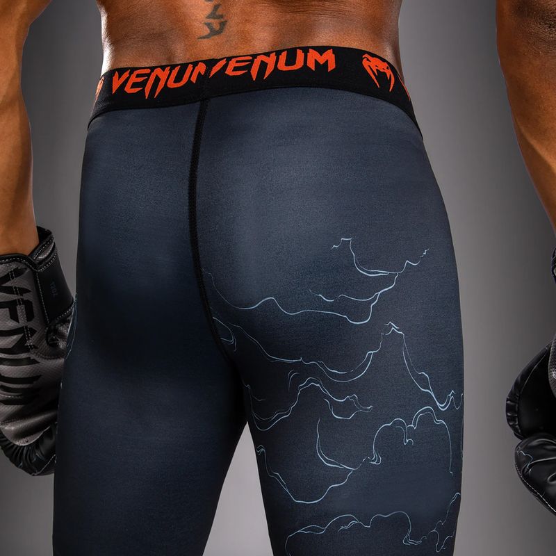 Мъжки тренировъчни шорти Venum Thunder Dragon Vale Tudo Black/Grey/Copper 9