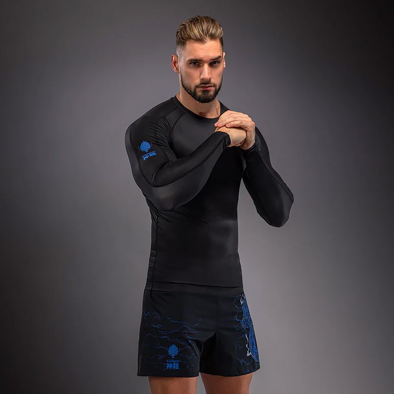 Мъжка блуза с дълъг ръкав за водни спортове Venum Thunder Dragon black/royal blue 3