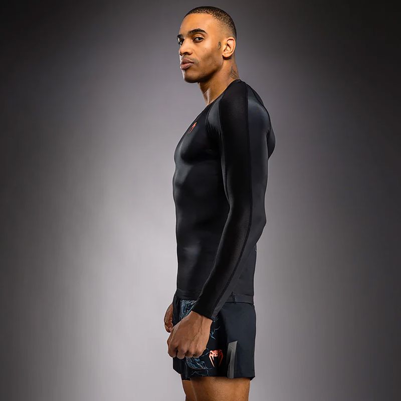 Мъжка блуза с дълъг ръкав за водни спортове Venum Thunder Dragon black/grey/copper 4