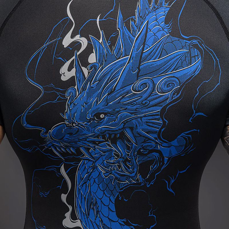 Мъжки рашгард Venum Thunder Dragon black/royal blue 5