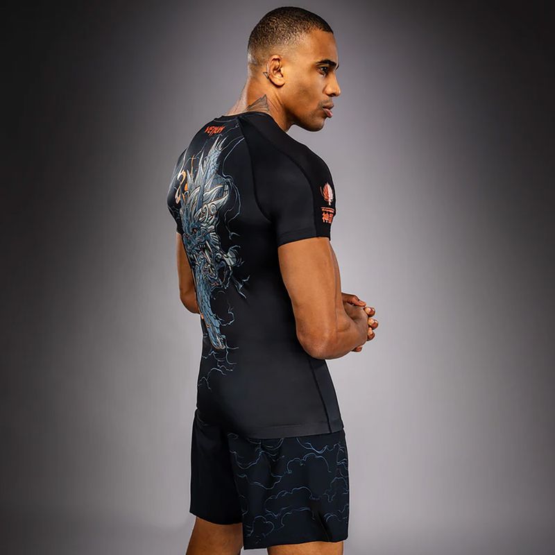 Мъжки рашгард Venum Thunder Dragon black/grey/copper 5