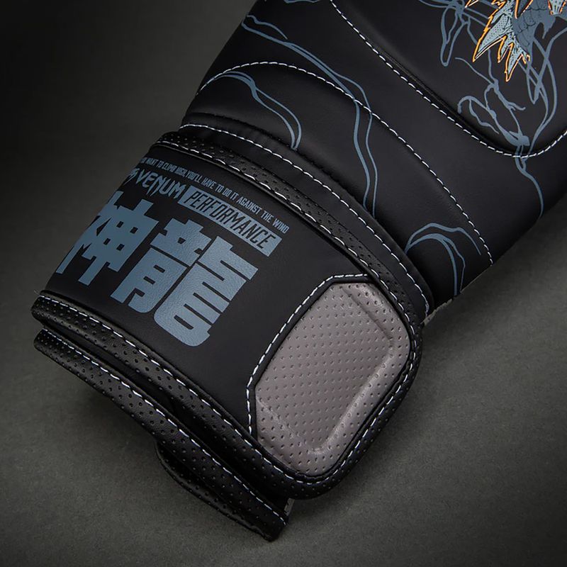 Боксови ръкавици Venum Thunder Dragon Boxing black/grey/copper 3