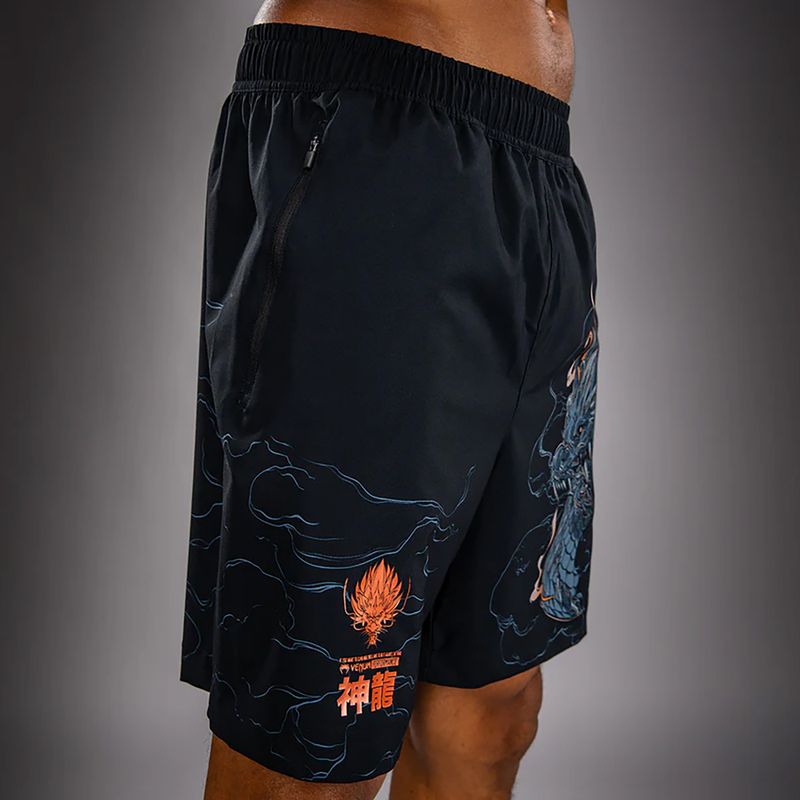 Мъжки тренировъчни шорти Venum Thunder Dragon Training Black/Grey/Copper 7