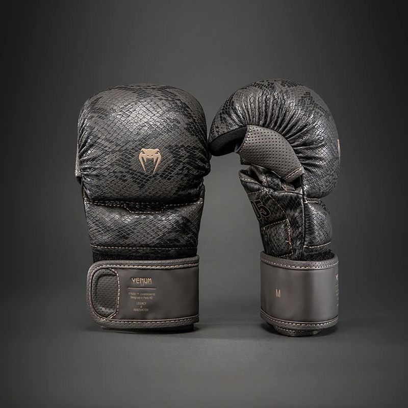 Ръкавици за спаринг Venum Impact Evo Scales MMA Sparring dark grey 2