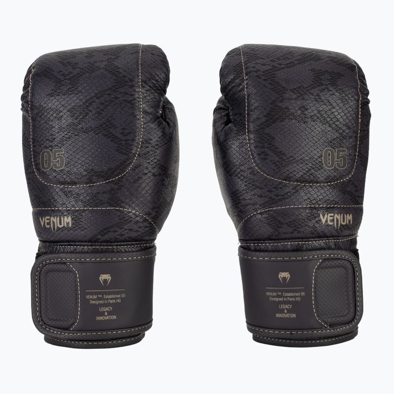 Боксови ръкавици Venum Impact Evo Scales Boxing dark purple 2