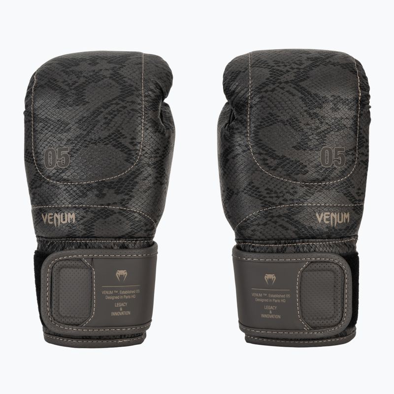 Боксови ръкавици Venum Impact Evo Scales Boxing dark grey 2