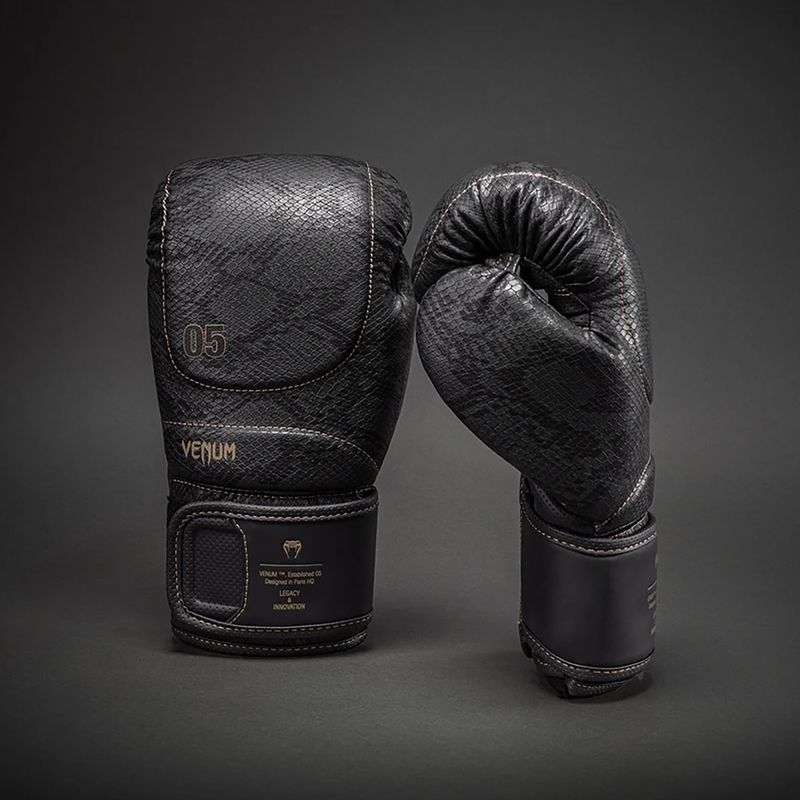 Боксови ръкавици Venum Impact Evo Scales Boxing dark grey 2