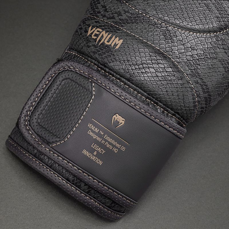 Боксови ръкавици Venum Impact Evo Scales Boxing dark grey 3