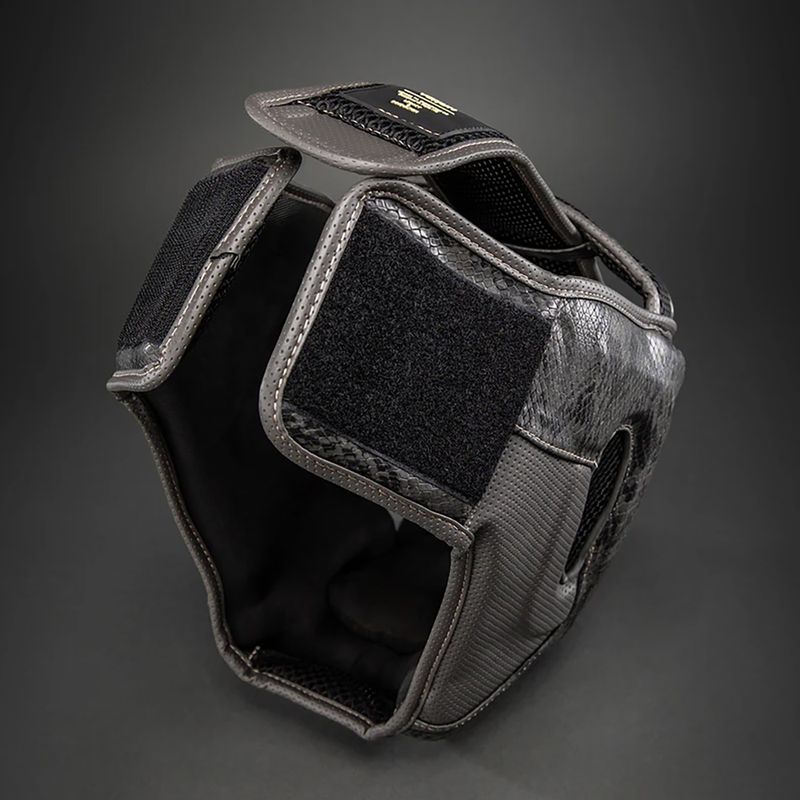 Боксова каска Venum Impact Evo Scales dark grey 5