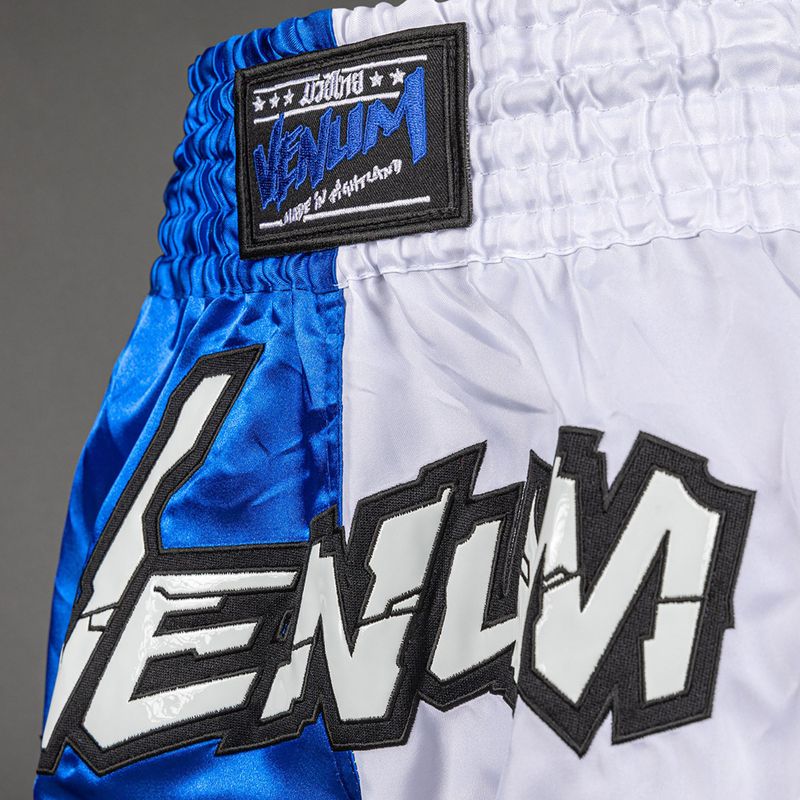 Тренировъчни шорти Venum Inferno 2.0 Muay Thai white/blue 5