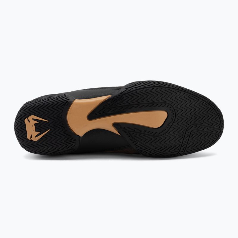 Боксьорски обувки Venum Elite Neo Boxing black/gold 4