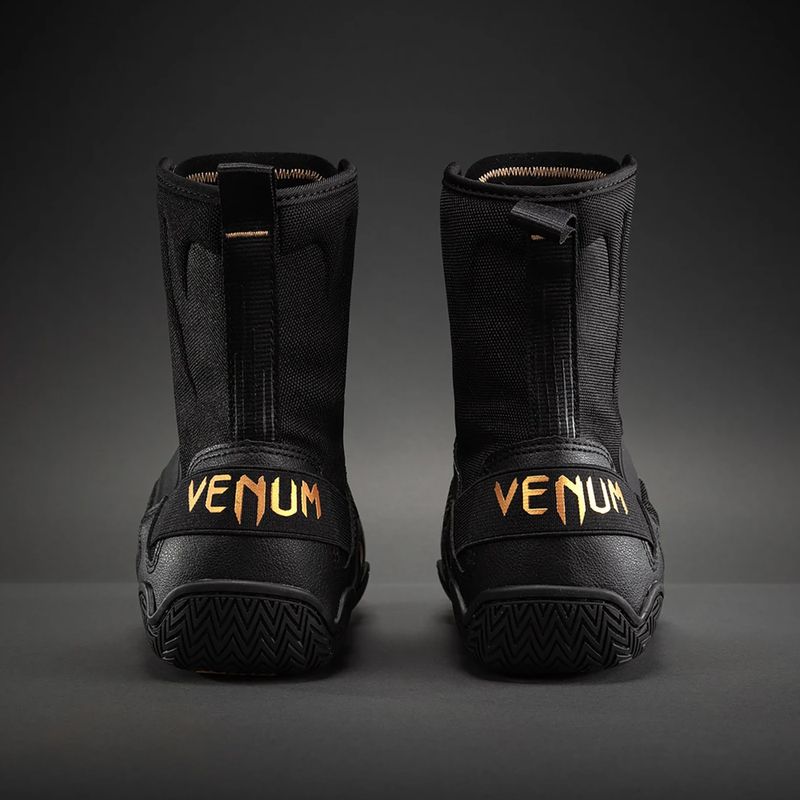 Боксьорски обувки Venum Elite Neo Boxing black/gold 3