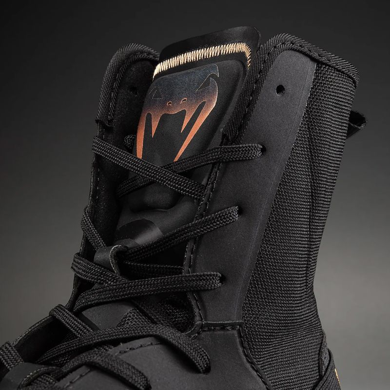 Боксьорски обувки Venum Elite Neo Boxing black/gold 4