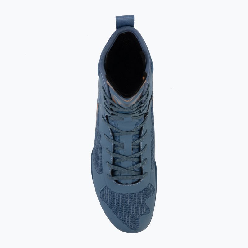 Боксьорски обувки Venum Elite Neo Boxing steel blue/orange 5