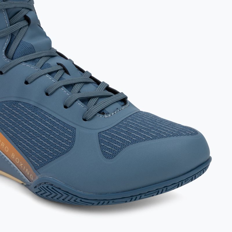 Боксьорски обувки Venum Elite Neo Boxing steel blue/orange 7