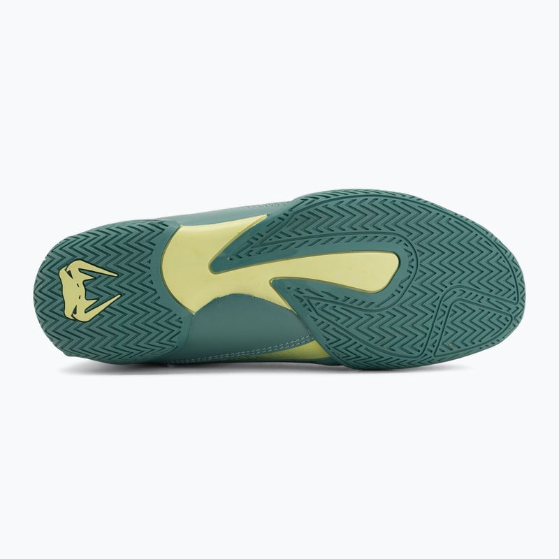 Боксьорски обувки Venum Elite Neo Boxing green/neon yellow 4