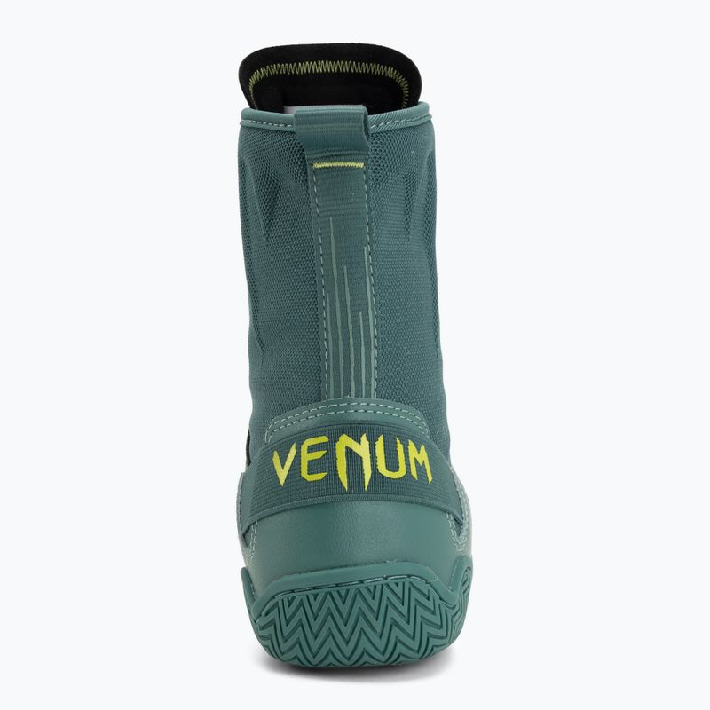 Боксьорски обувки Venum Elite Neo Boxing green/neon yellow 6
